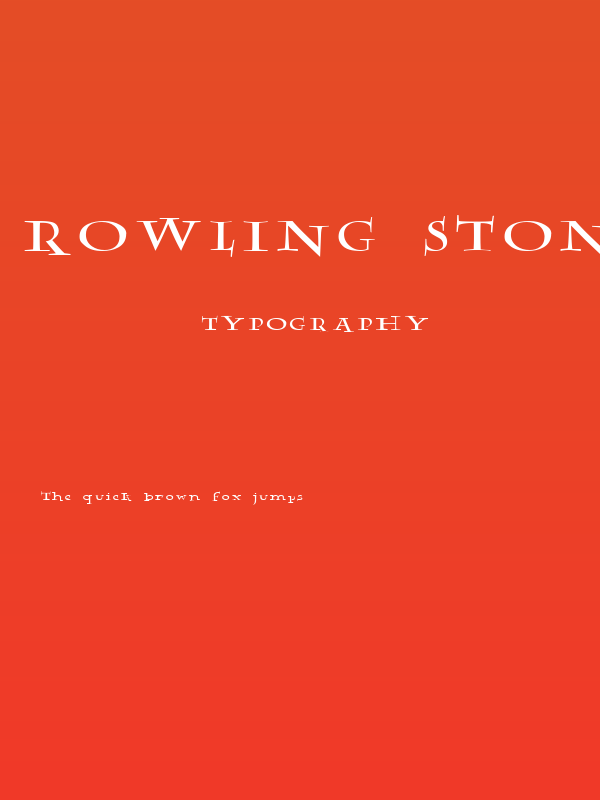 Rowling Stone Poster