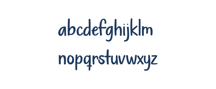 Rows of Sunflowers Lowercase