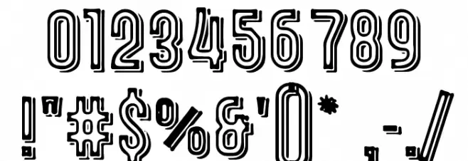 Rowsley Personal Use Font Alte caractere