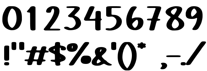 Rowstead Font OTHER CHARS