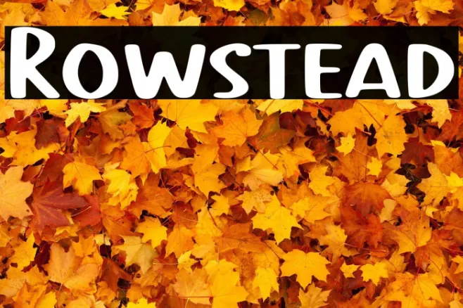 Rowstead Example 1