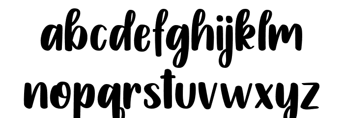 Rowytta Regular Font LOWERCASE