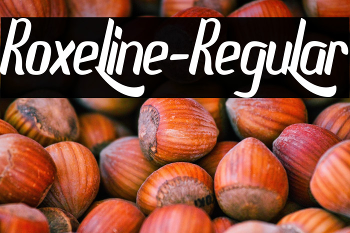 Roxeline-Regular Example 1