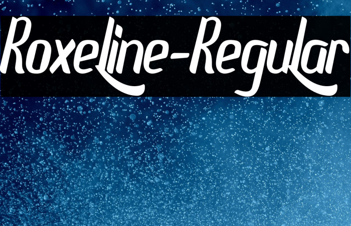 Roxeline-Regular Example 3