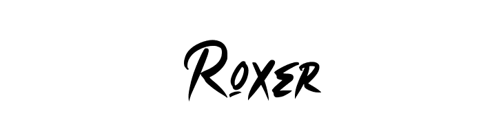 Roxer  Frei Schriftart Herunterladen