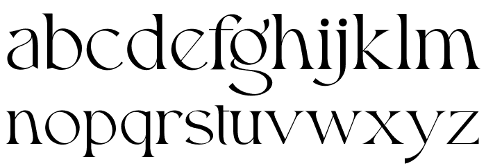 Roxie Rossa Font LOWERCASE