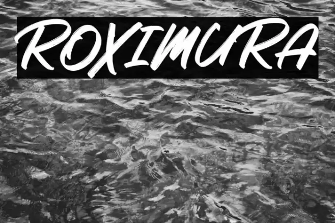 Roximura Font examples