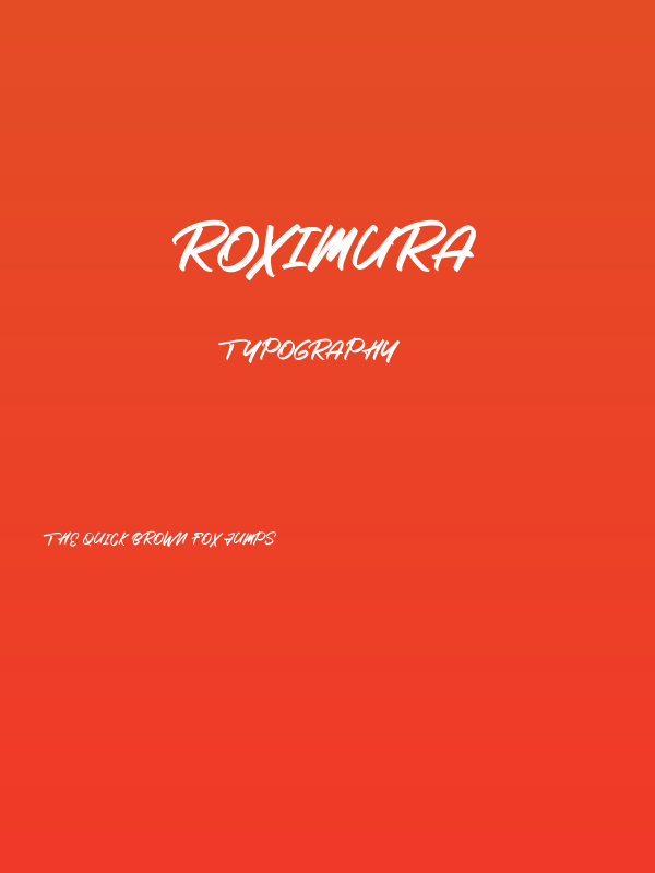 Roximura Poster