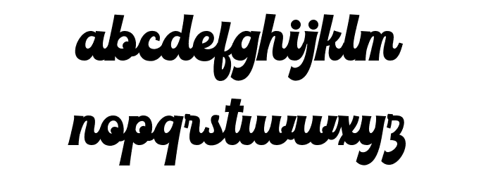 RoxinateDEMO-Bold Font LOWERCASE