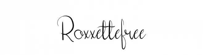 Roxxettefree  Frei Schriftart Herunterladen