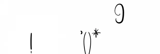 Roxxettefree Font OTHER CHARS