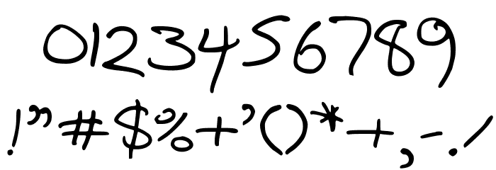 RoyBlimp Font OTHER CHARS