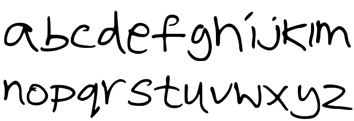 RoyBlimp Font LOWERCASE