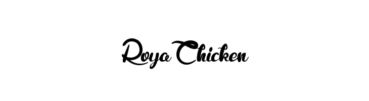RoyaChicken  Скачать бесплатные шрифты