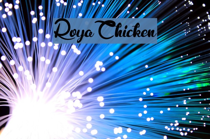 RoyaChicken Font examples