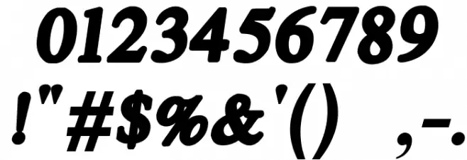 Royal Acid Font OTHER CHARS