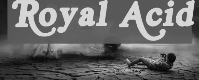 Royal Acid Font examples