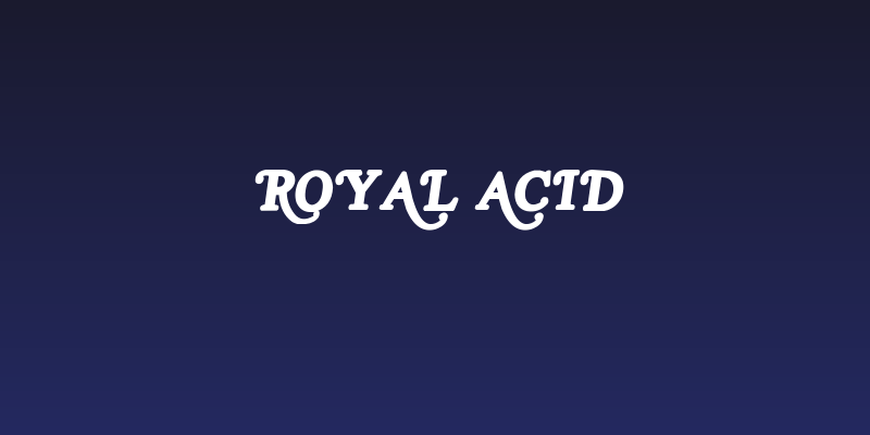 Royal Acid Social Header