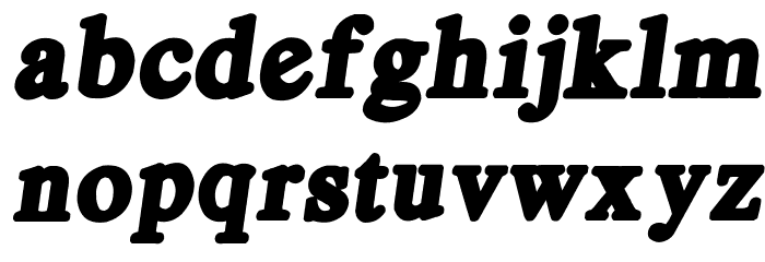Royal Acid Font LOWERCASE