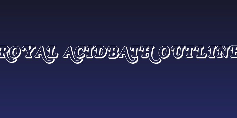 Royal Acidbath Outline Social Header