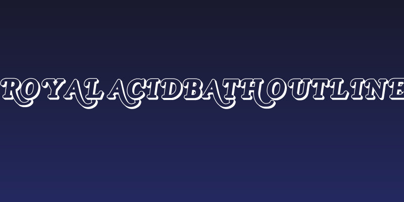 Royal Acidbath Outline Social Header