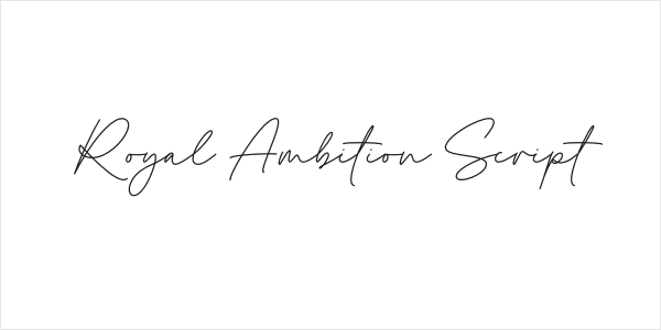 Royal Ambition Script Logo