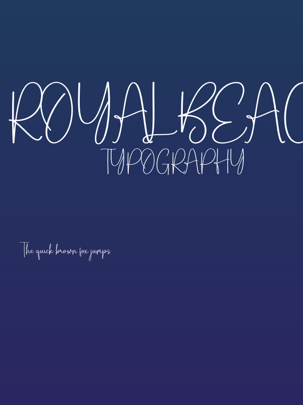Royal Beach Poster