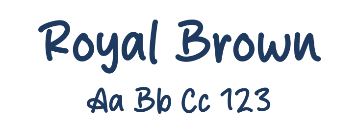 Royal Brown Font Preview
