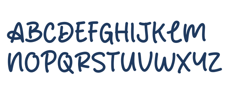 Royal Brown Uppercase