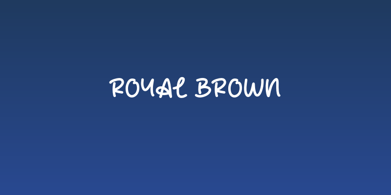 Royal Brown Social Header