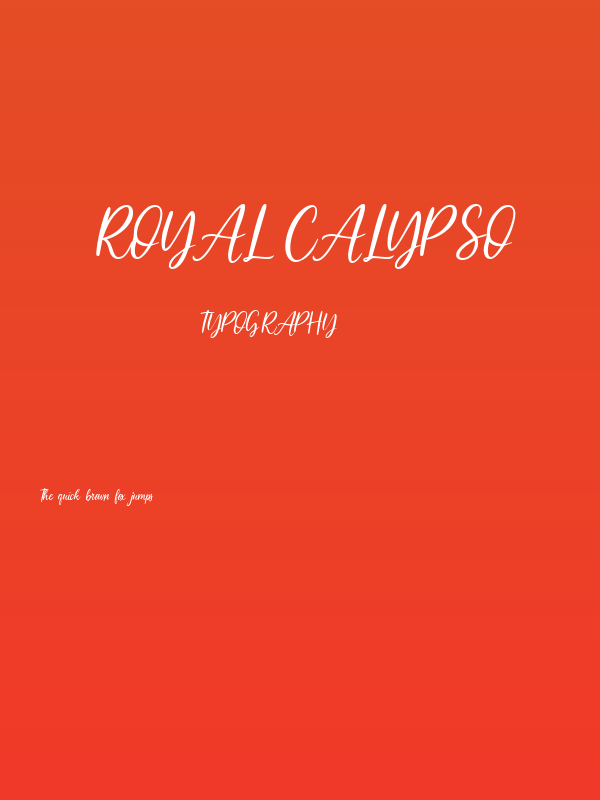 Royal Calypso Poster