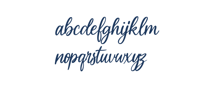 Royal Calypso Lowercase