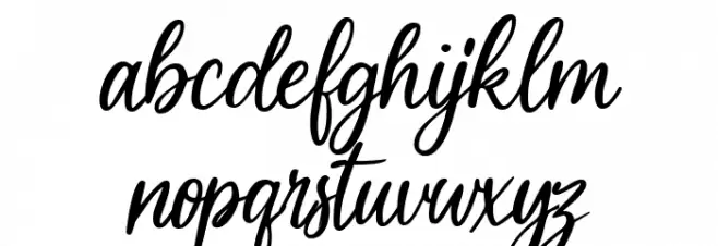Royal Calypso Font LOWERCASE