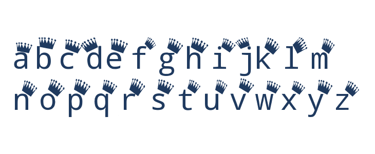 Royal Caribbean Lowercase