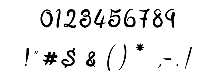 Royal Chicken Font OTHER CHARS