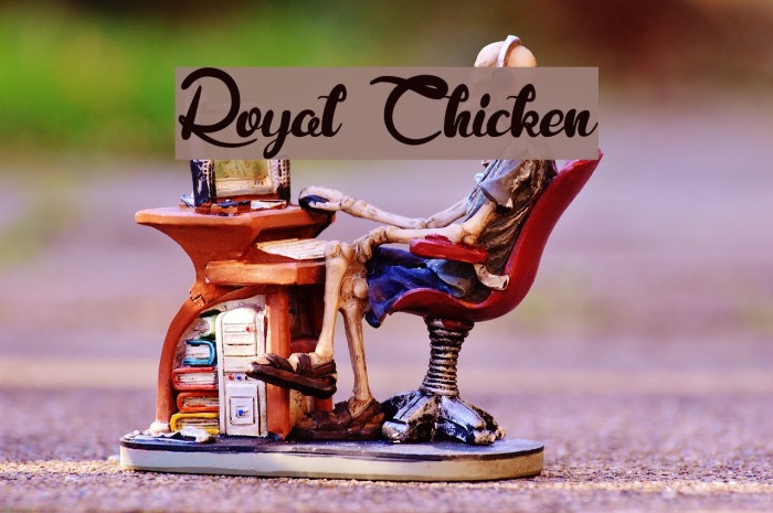 Royal Chicken Font examples