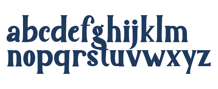 Royal Christmas Monogram Lowercase