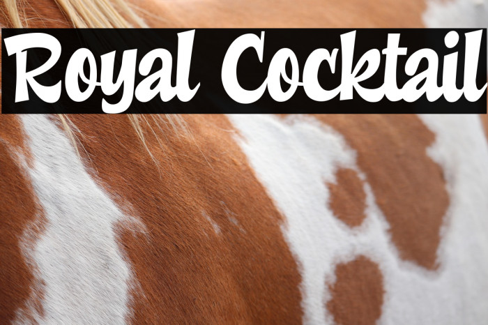 Royal Cocktail Example 2