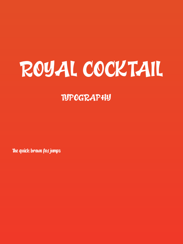 Royal Cocktail Poster