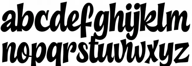 Royal Cocktail 字体 小写