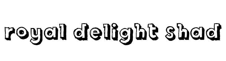 Royal Delight Shad  Frei Schriftart Herunterladen