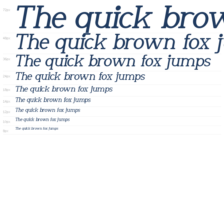 Royal Estelle Demo Italic Waterfall