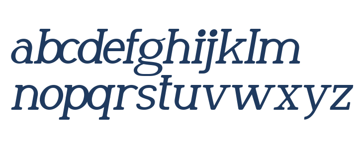 Royal Estelle Demo Italic Lowercase