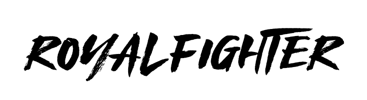 Royal Fighter  フリーフォントのダウンロード