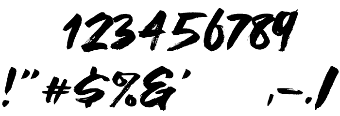 Royal Fighter Font OTHER CHARS
