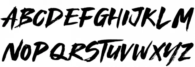 Royal Fighter Schriftart Groß