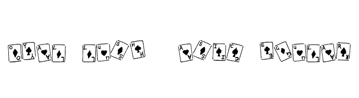 Royal Flush _ Basic Regular  免费字体下载