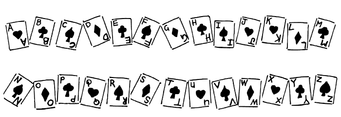 Royal Flush _ Basic Regular Font LOWERCASE