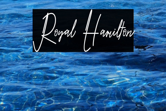 Royal Hamilton Example 1