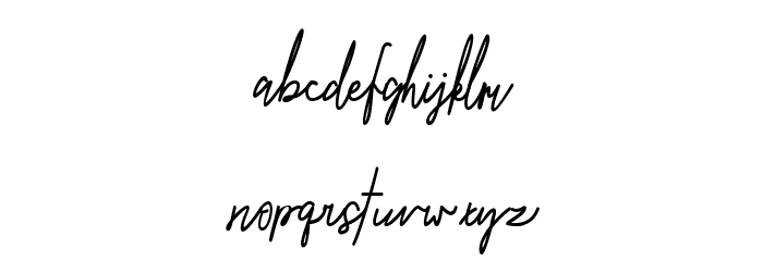 Royal Hamilton Font LOWERCASE